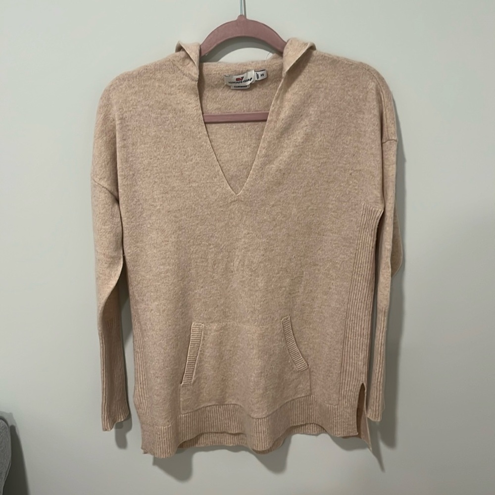 Vineyard Vines cashmere pullover hoodie size XS